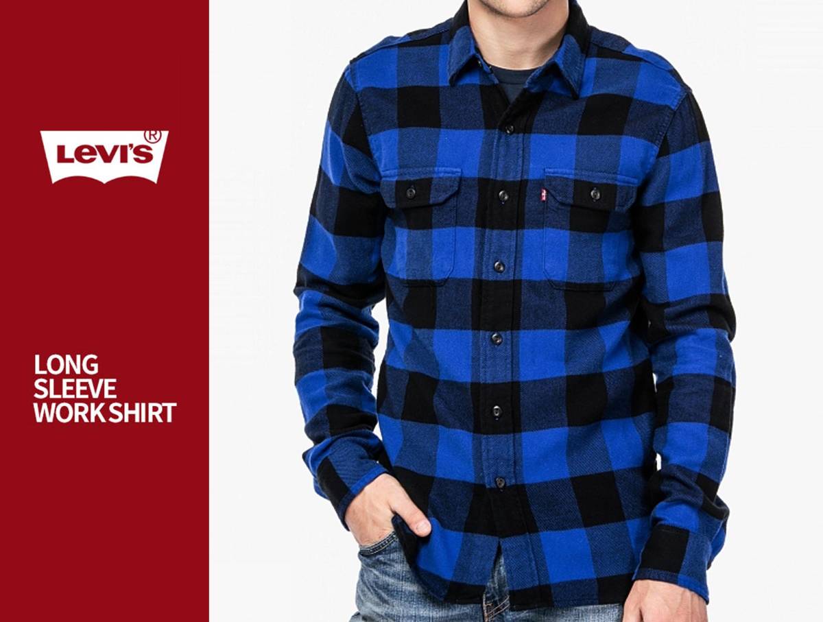新品□LEVI'Sリーバイス□バッファローチェック