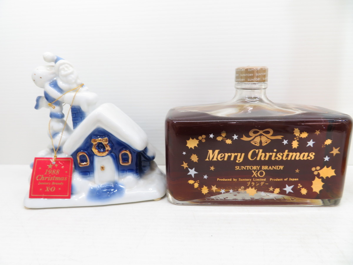 福岡県限定◇4本 サントリー ブランデー XO エクセル メリークリスマス