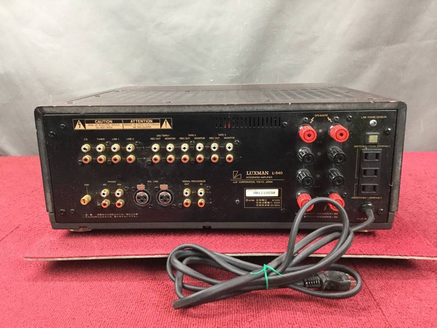 LUXMAN L-540 プリメインアンプ◇現状品 【公式通販】