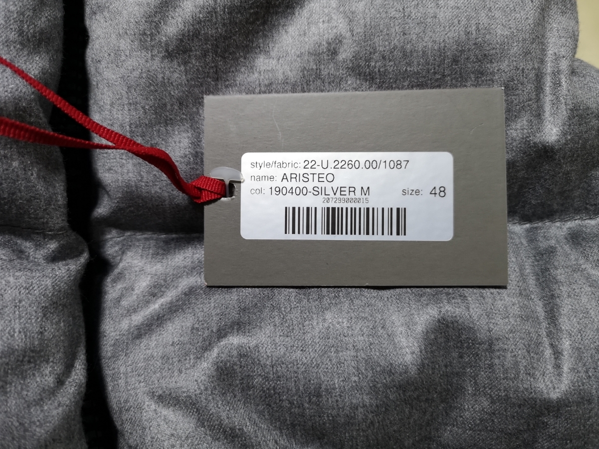 【未使用】送料無料　DUVETICA/デュベティカARISTEO WOOL/アリステオウール フードダウンベスト48国内正規品