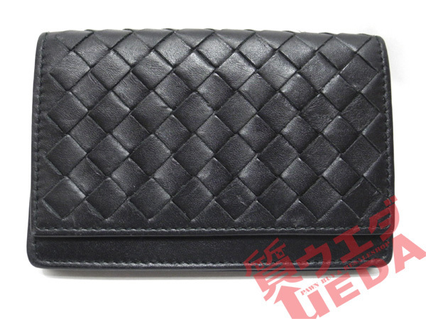 天白】【BOTTEGA VENETA】ボッテガヴェネタ イントレチャート 名刺入れ