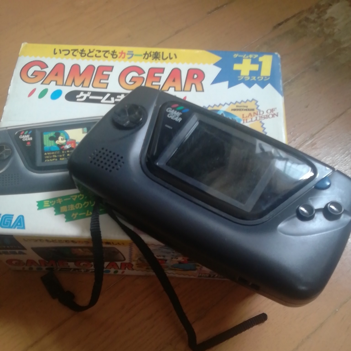 SEGA GAME GEAR ゲームギア ミッキーマウスの魔法のクリスタル 箱説明 