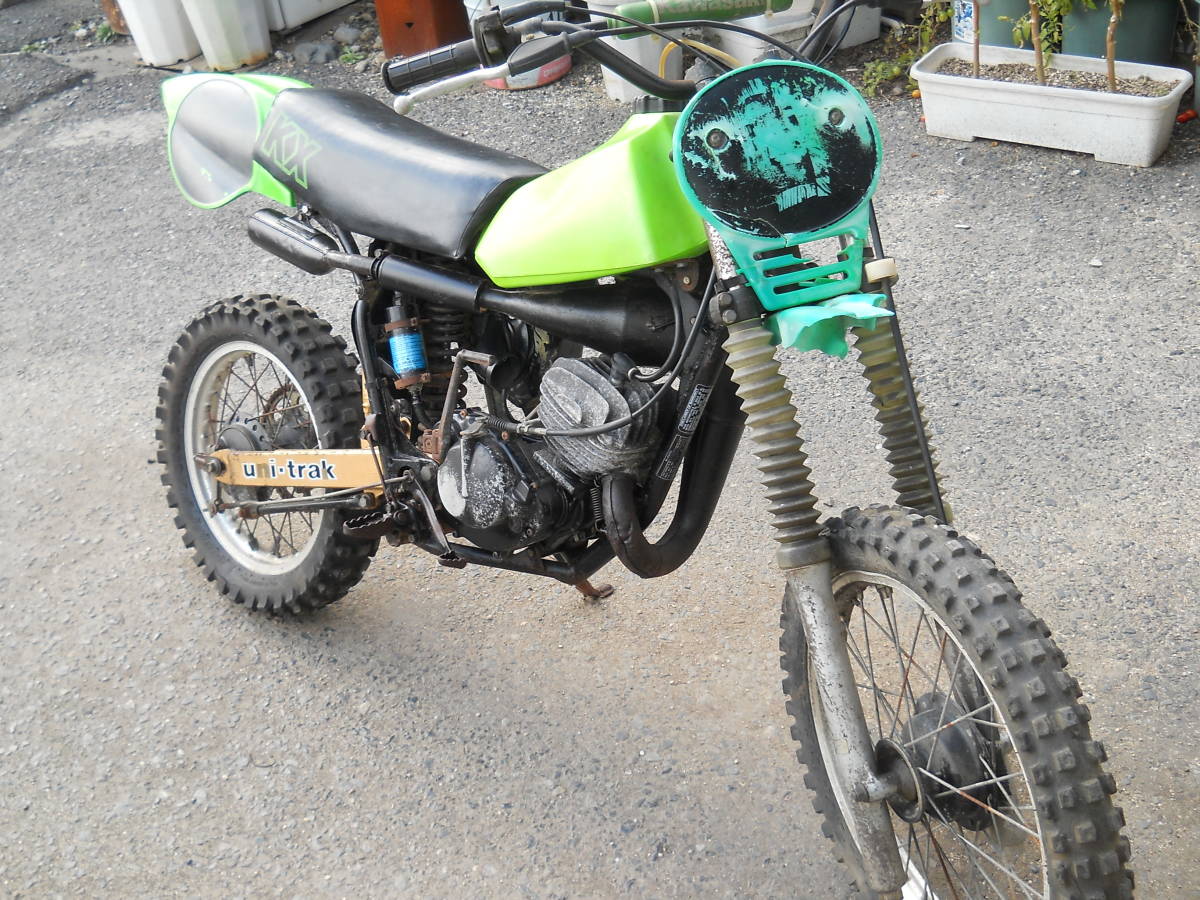 ☆KAWASAKI KX80 部品取り レストアベース ジャンク 【公式通販】