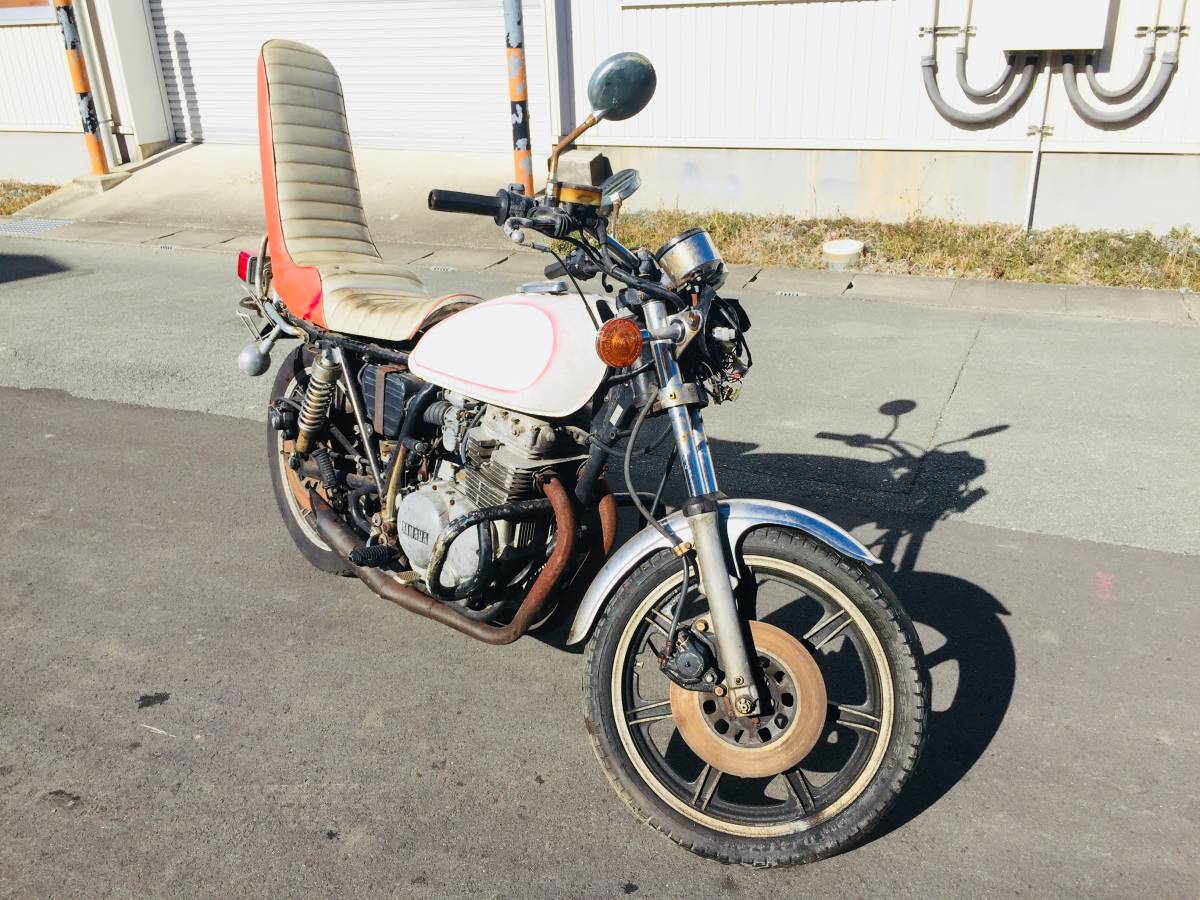 ヤマハ GX250 2U3 XS SR 大八キャストホイール 当時物 旧車 三段シート