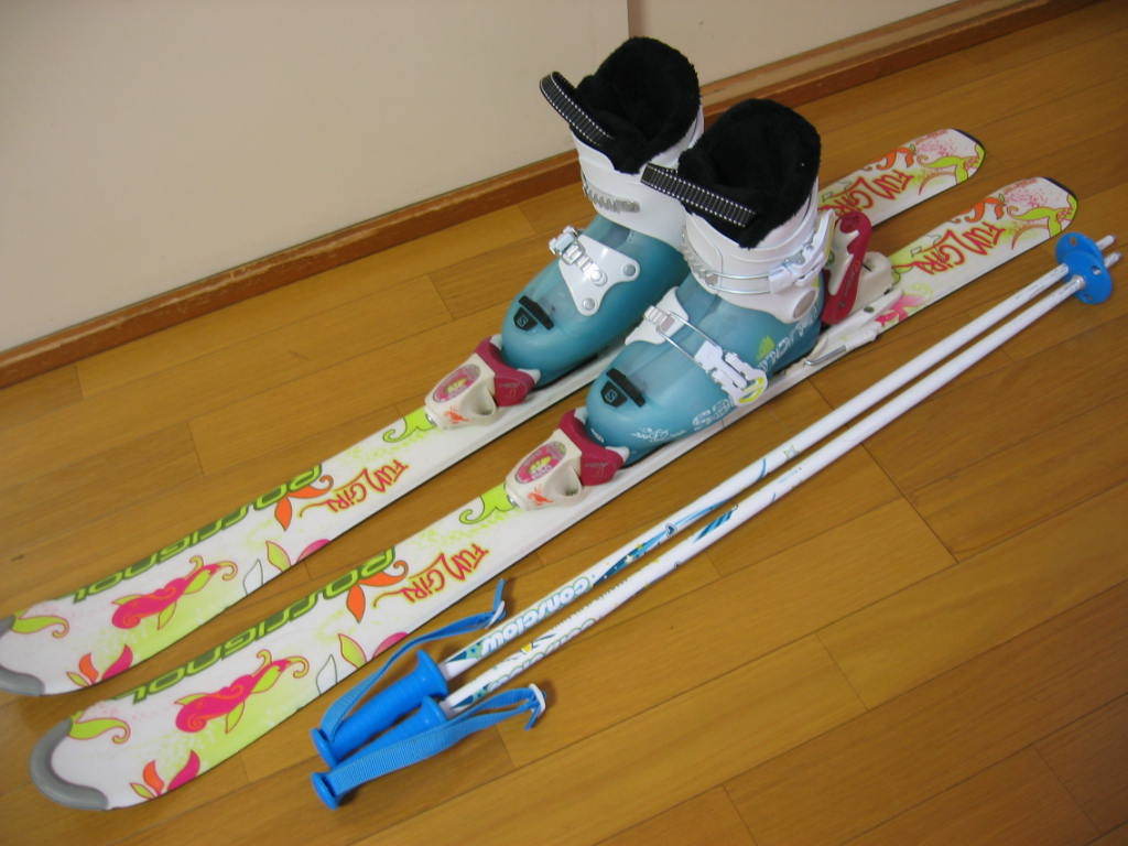 子どもスキーセット　Rossignol Fun Girl スキー板 訳あり 子どもスキーセット Rossignol Fun Girl スキー板 訳あり Sports