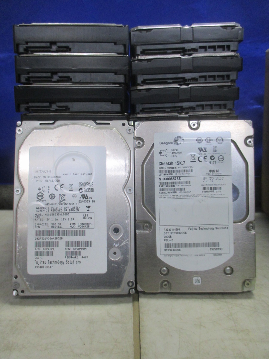 【3.5HDD】SAS HDD 300GB 各種モデル 20台セット ジャンク F70053