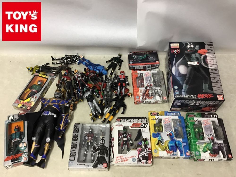 訳あり ジャンク MG フィギュアライズ 仮面ライダー旧1号 WFC 仮面ライダーW サイクロンジョーカー S.H.Figuarts ダークカブト 等