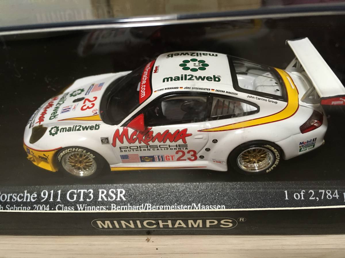 ミニチャンプス 1/43ミニカー　ポルシェ911GT3 2台セット_2