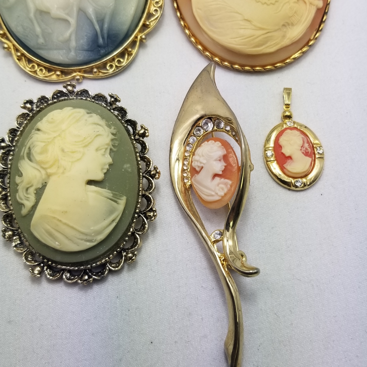 代引可 カメオ ブローチ セット まとめ売り ブローチ コサージュ