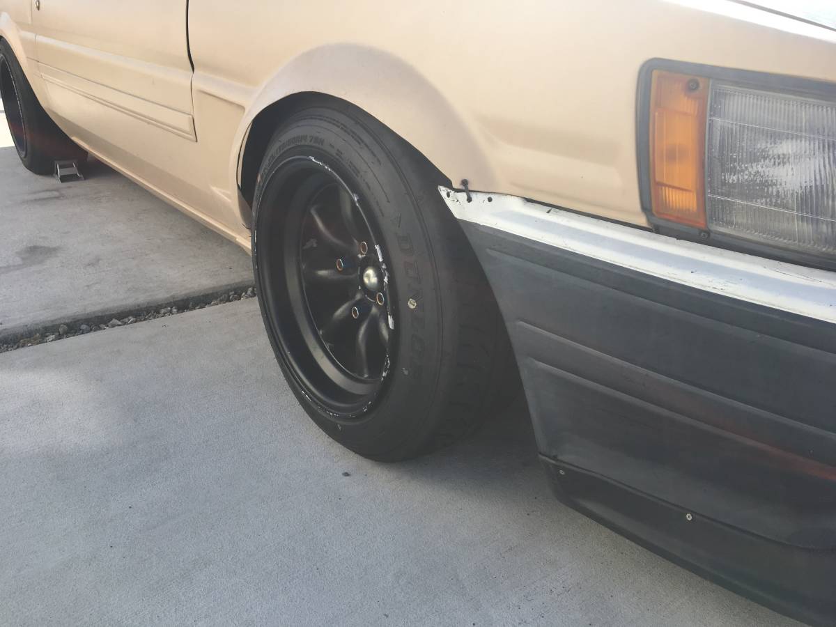 AE86 旧車ホイール ワタナベ 8J 深リム 114.3 オフセット不明