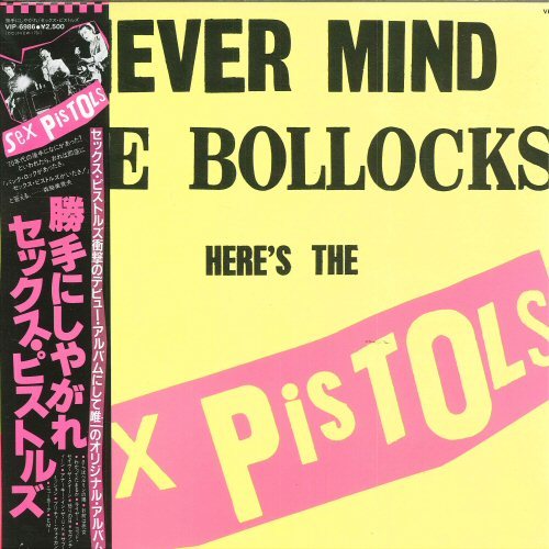 LP ⁄ SEX PISTOLS ⁄ NEVER MIND THE BOLLOCKS ⁄ ぶっかけ帯 [9593RO