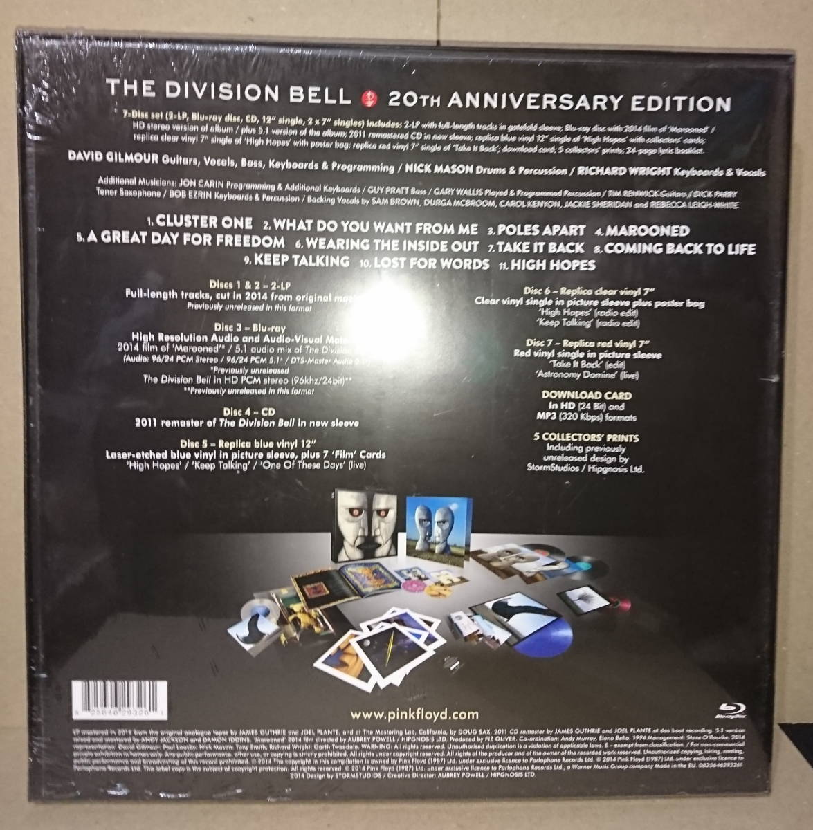 未開封■Pink Floyd■THE DIVISION BELL 20TH ANNIVERSARY BOX SET(EU版)_3