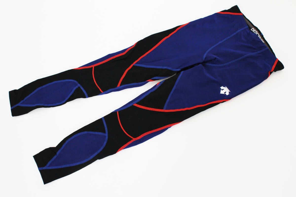 ★未使用品★定価16000円 デサント DESCENTE ロングタイツ Mサイズ ブルー DPC-7200P [メンズ] ROY