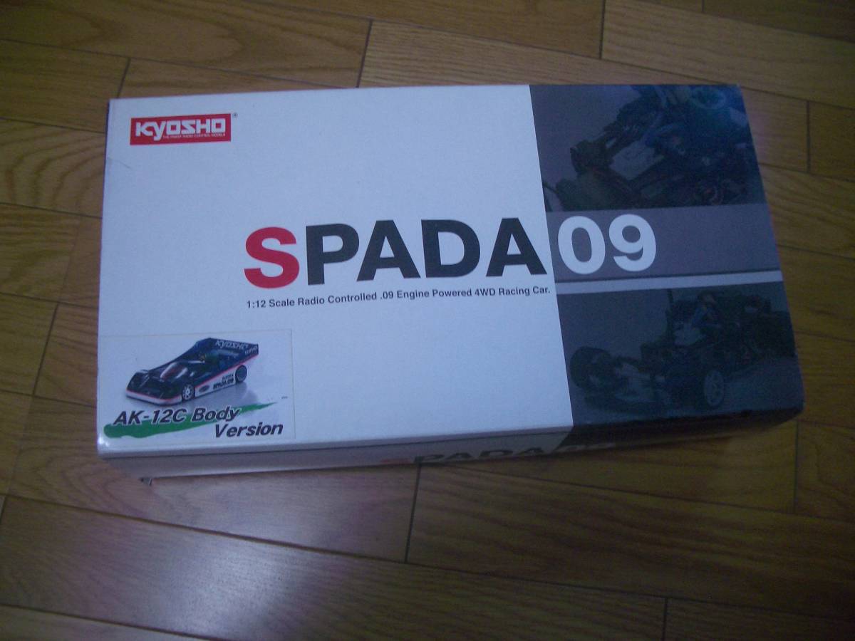京商 1/12 エンジンRC 4WD SPADA スパーダ09 AK-12Cボディ フル