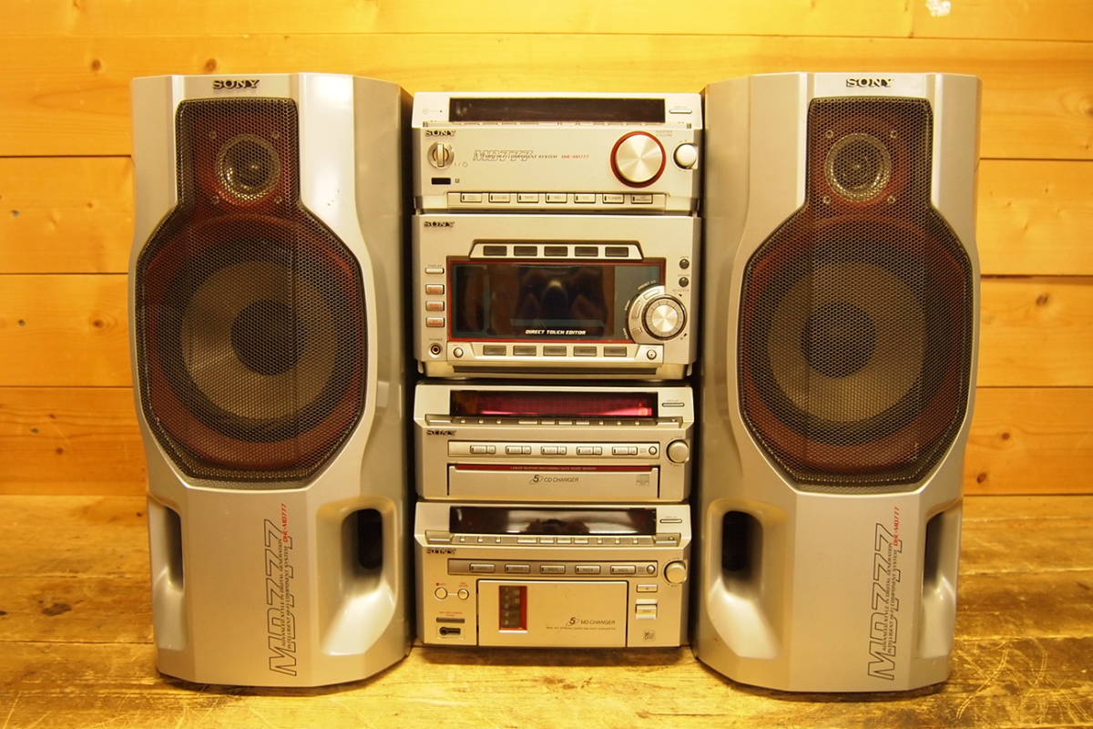 G】SONY HMC-MD777/STR-MD777/SS-MD777 システムコンポ ソニー 3166260
