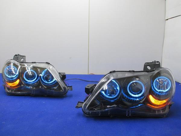 品質保証，高品質 限定 １２０系マークＸ６連ブルークリスタルイカリングインナーブラックT2575(ヘッドライト)｜売買されたオークション情報、yahooの商品情報をアーカイブ公開 - オークファン トヨタ用