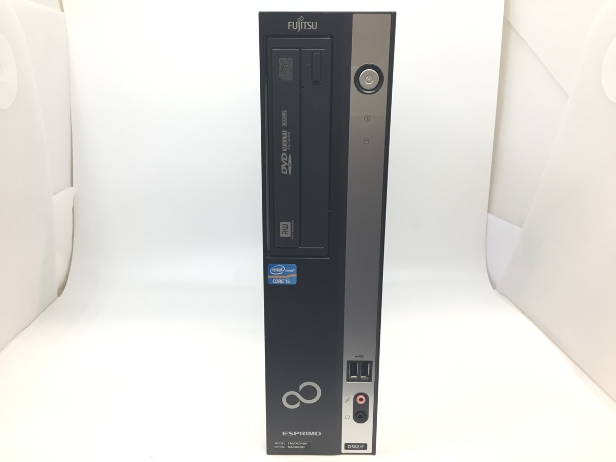 富士通】ESPRIMO D582/F Core i5-3470 3.2GHz メモリ4GB 250GB DVD