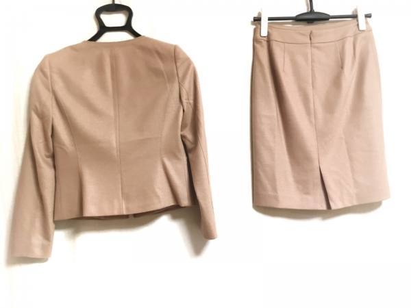 アナイ ANAYI レディーススーツ スカートスーツ サイズ36 S ベージュ レディース ノーカラー 美品