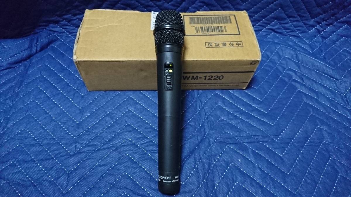 新品 TOA WM-1220 800 MHz帯ワイヤレスマイク ,新 【公式通販】
