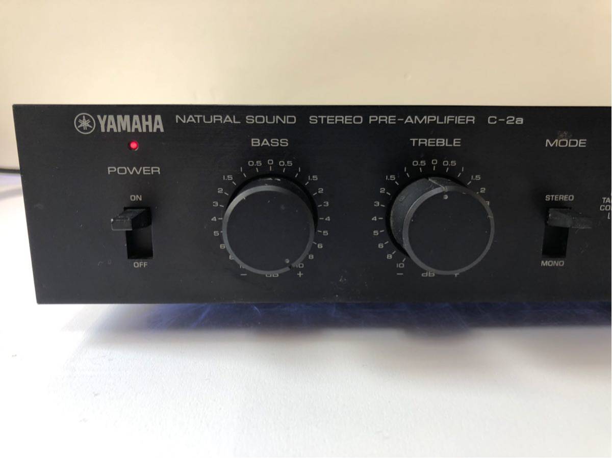 通電確認済み】YAMAHA ヤマハ コントロールアンプ プリアンプ C-2a