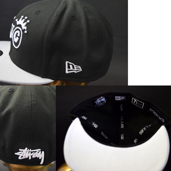 デッドストック☆STUSSYステューシー×ニューエラNEW ERAキャップ/BLK
