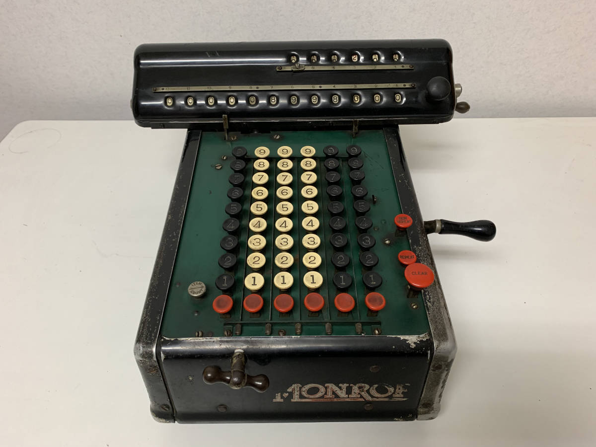 当時物 MONROE 計算機 電卓 アンティーク ヴィンテージ メイドインUSA 