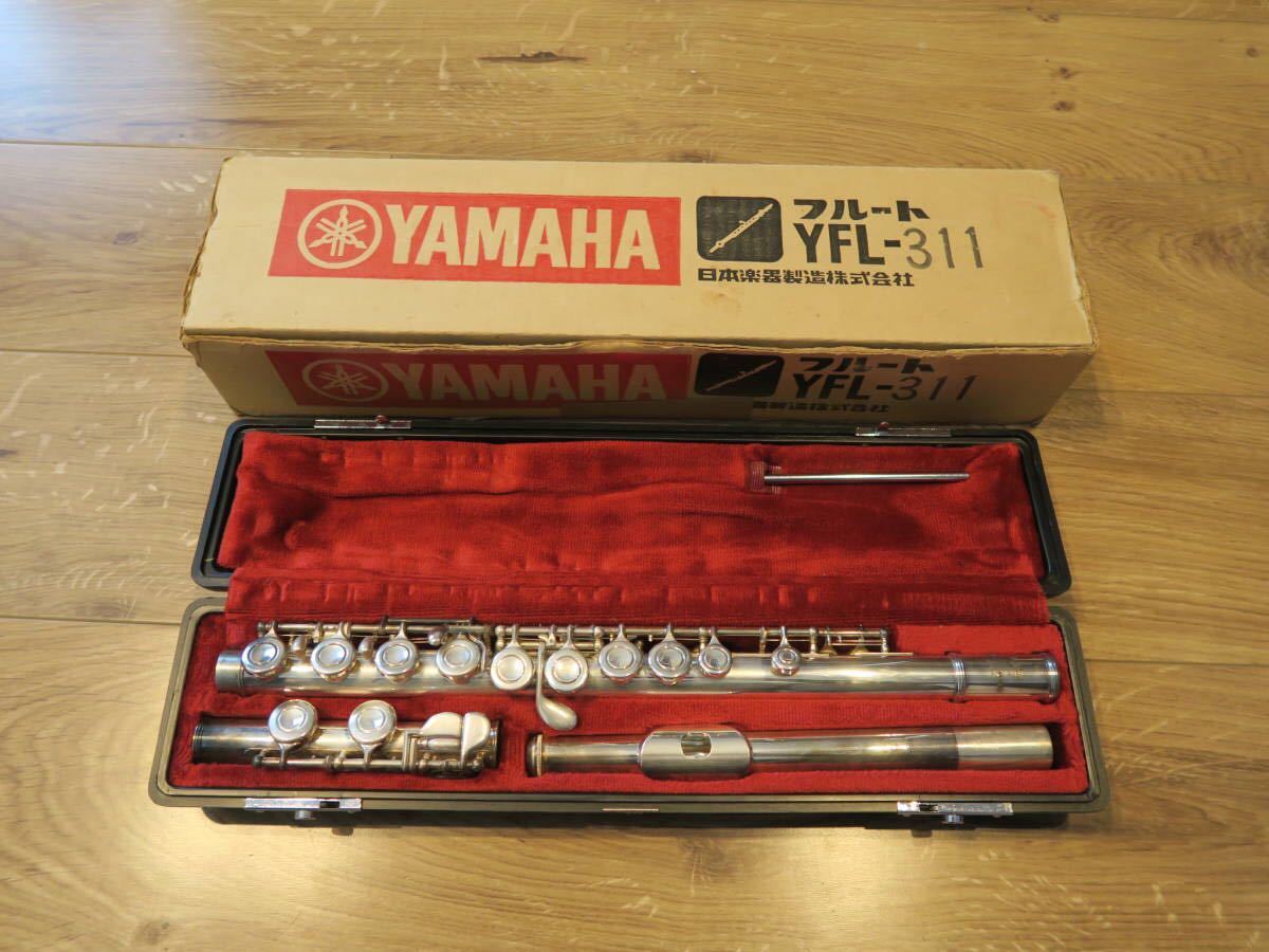 YAMAHA/ヤマハ フルート YFL-311 ESTABLISHED IN 1887 頭部管銀製 USED