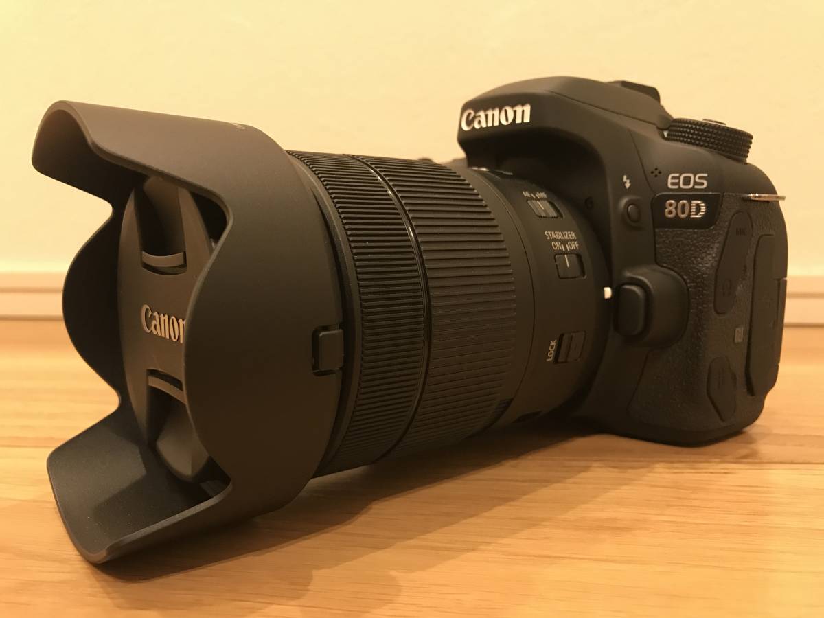 ◇◇EOS 80D EF-S18-135 IS USM レンズキット 純正予備バッテリー