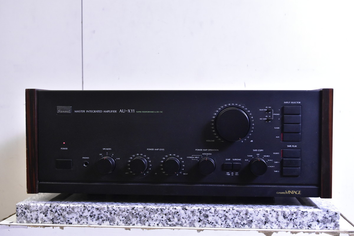 AU-X11 プリメインアンプ SANSUI ☆Sansui - x11」の落札相場・落札 