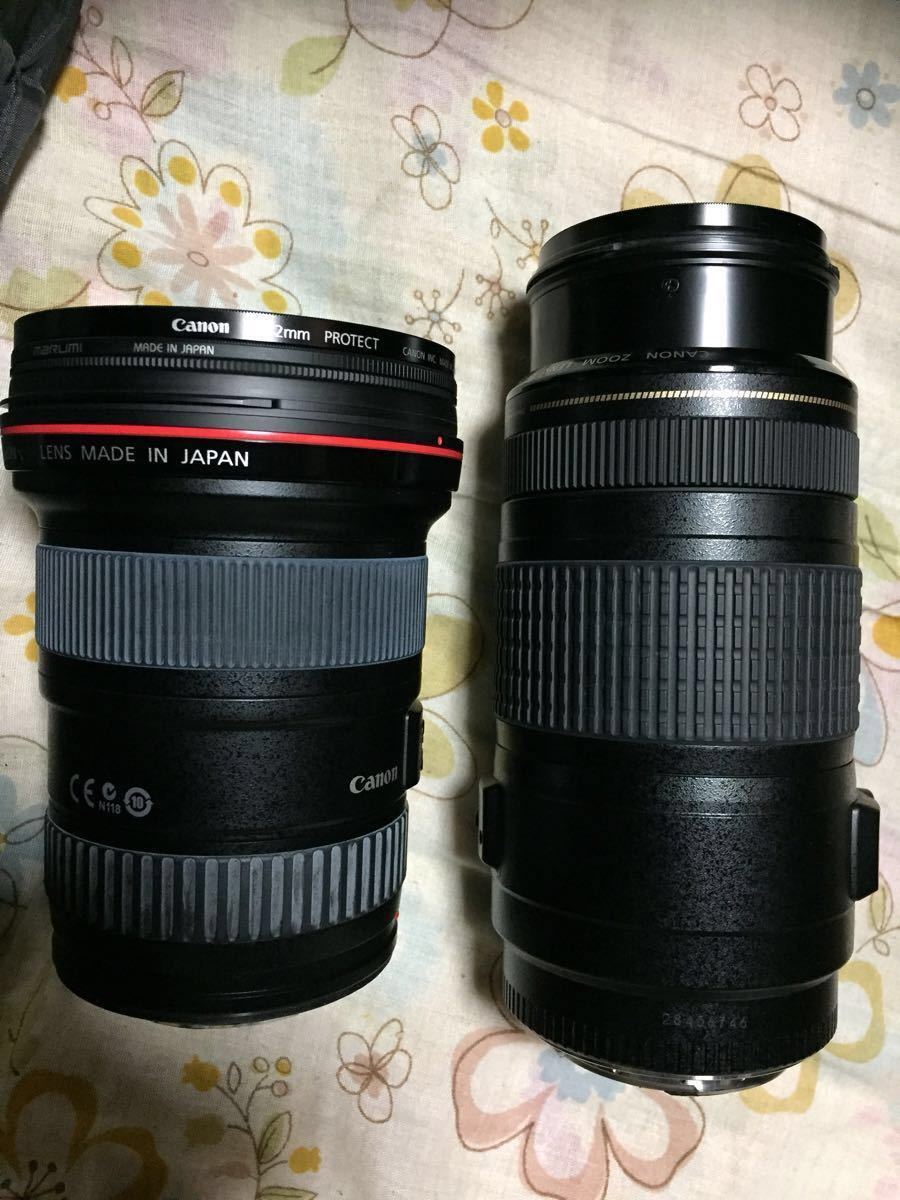 Canon EF 16-35mm F2.8 L II USM Canon EF 70-300mm F4 5.6 IS USM Nikon MONARCH 10.5×45 DCF 全て未使用品 6D 70D 双眼鏡 レンズ 