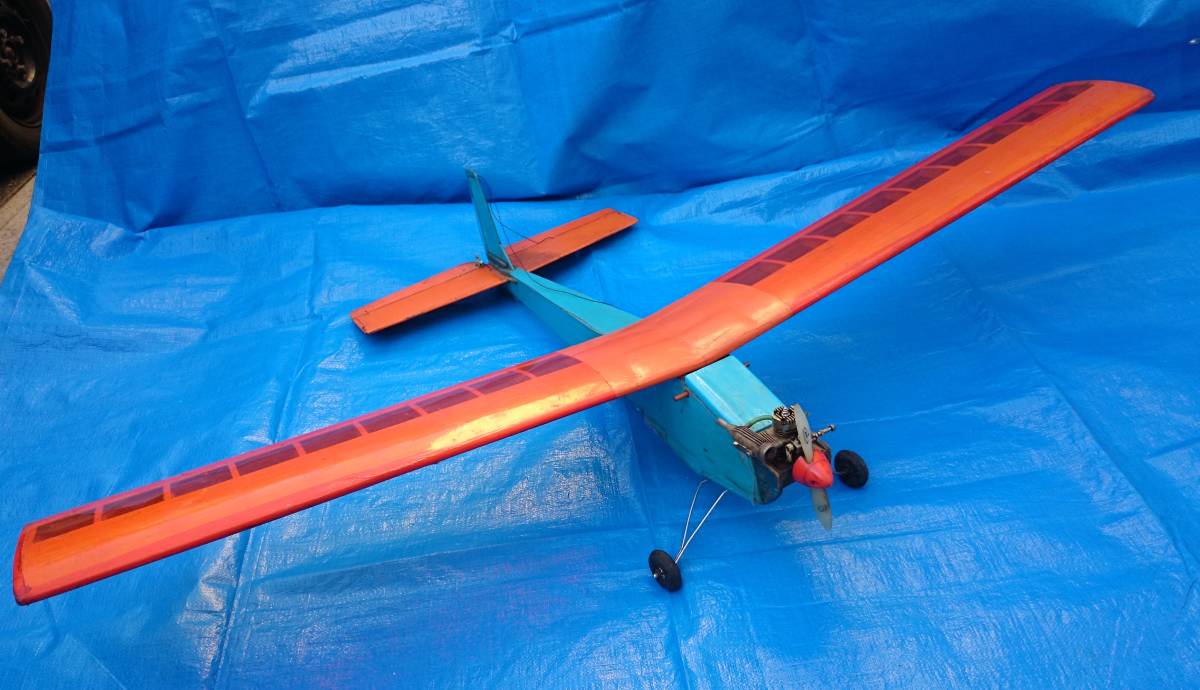 ムサシノ模型 不明バルサ機 古機その3 ≪ラジコン≫ スカイカンガルー10未