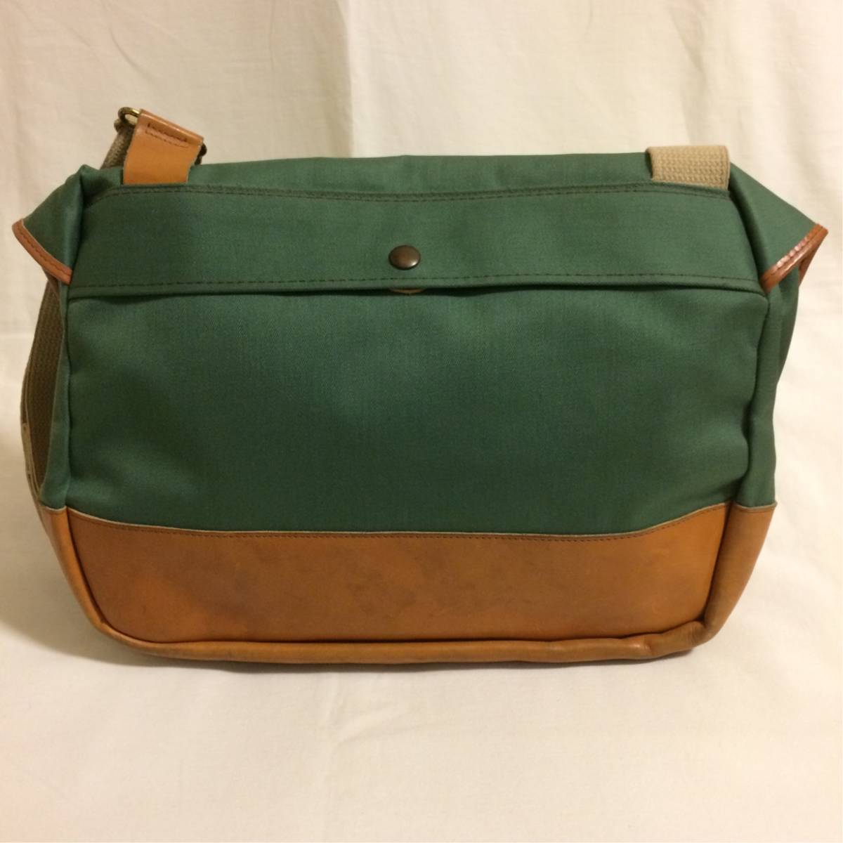 美品!! 80s L.L.Bean ショルダー バッグ 名作 ハバーサック ナイロン 