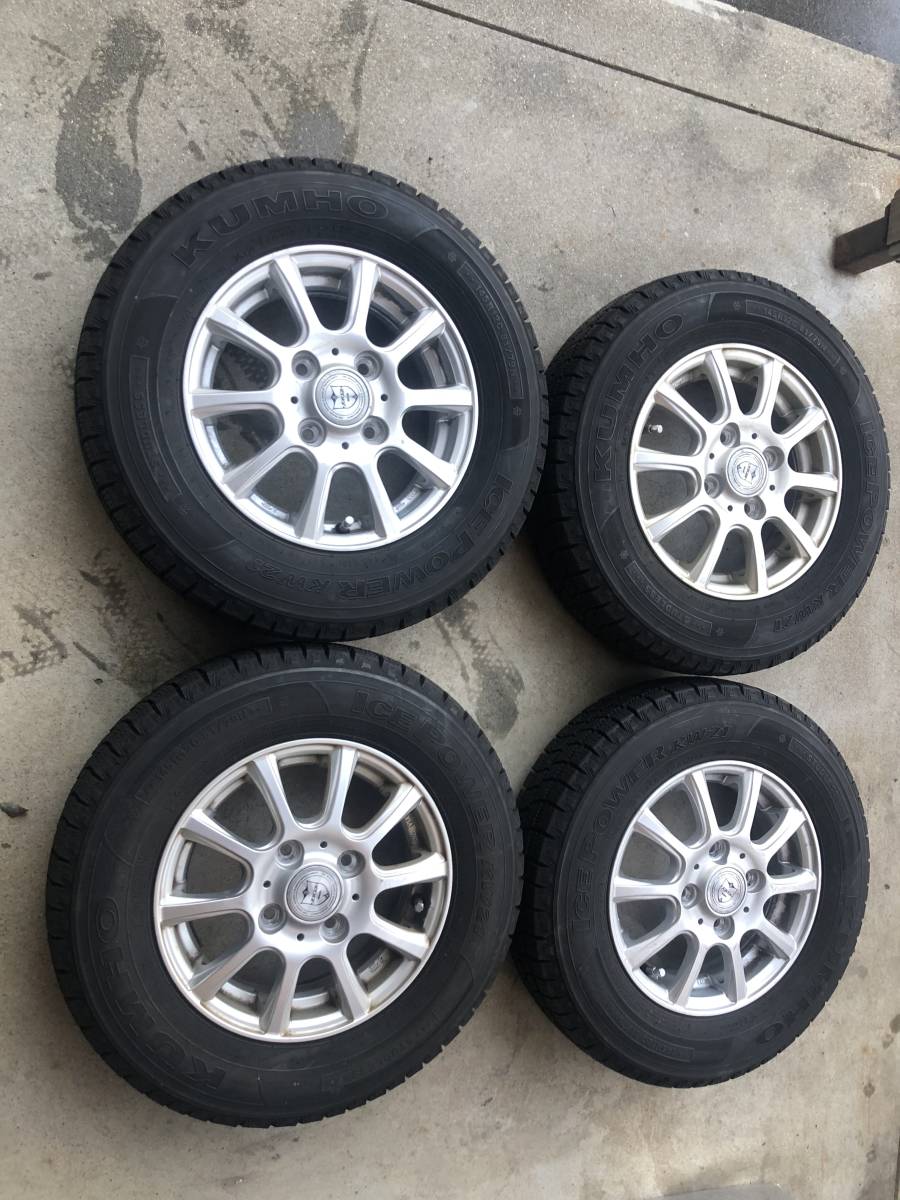 145R12C スタッドレスタイヤ ホイールセット