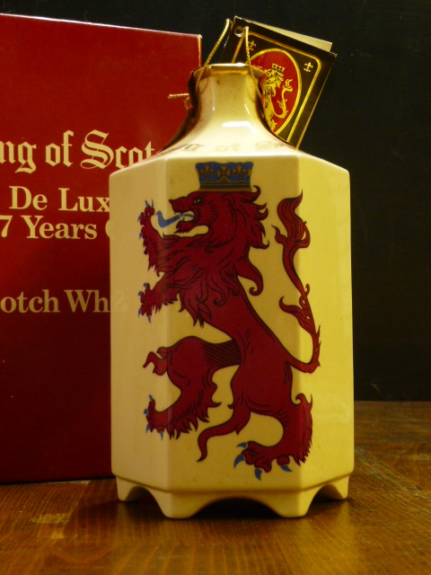 King of Scots レアエクストラ Old Scotch 陶器ボトル キングオブ