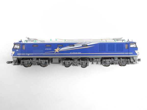 中古 良好 KATO 3065-3 EF510 500 北斗星色 電気 機関車 単品 鉄道模型 N