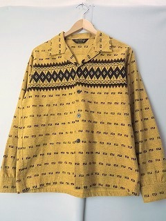 100%新品，人気SALE 13 CLUCT クラクト メンズ ネイティブ柄長袖シャツ マスタード S N30140(Sサイズ)｜売買されたオークション情報、yahooの商品情報をアーカイブ公開 - オークファン 長袖シャツ一般