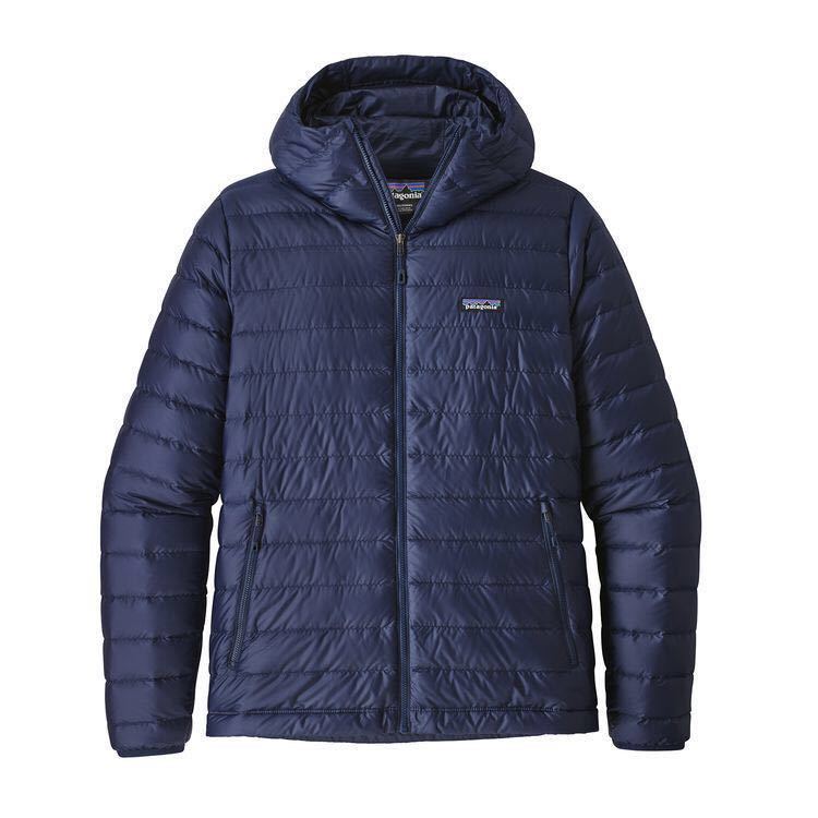 驚きの破格値，大人気 Patagonia M's Down Sweater Hoody パタゴニア ダウン セーター フーディ Ｍ ネイビー 定価￥38 880 FA18(Mサイズ)｜売買されたオークション情報、yahooの商品情報をアーカイブ公開 - オークファン 男性用