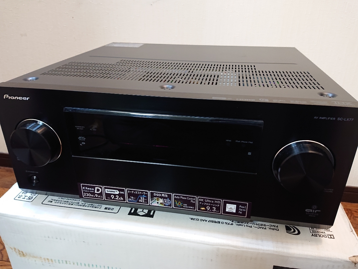 極上美品☆Pioneer 9.2ch AVアンプ SC-LX87 ハイレゾ/DSD/4K/USB