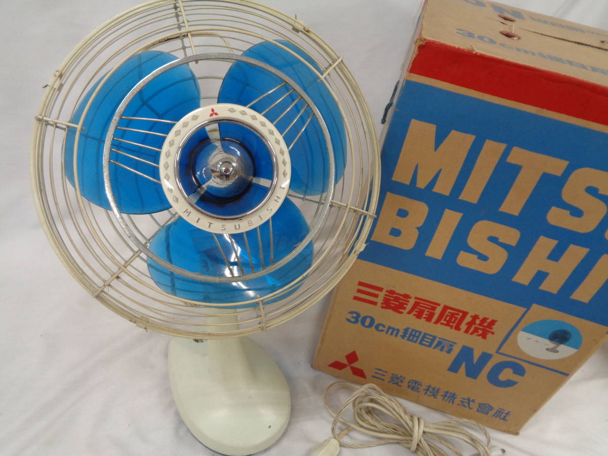 再値下げ☆希少・レトロ 扇風機 MITSUBISHI三菱　シャビー Yahoo!オークション - 扇風機 「三菱 レトロ 三菱」電化製品の落札相場