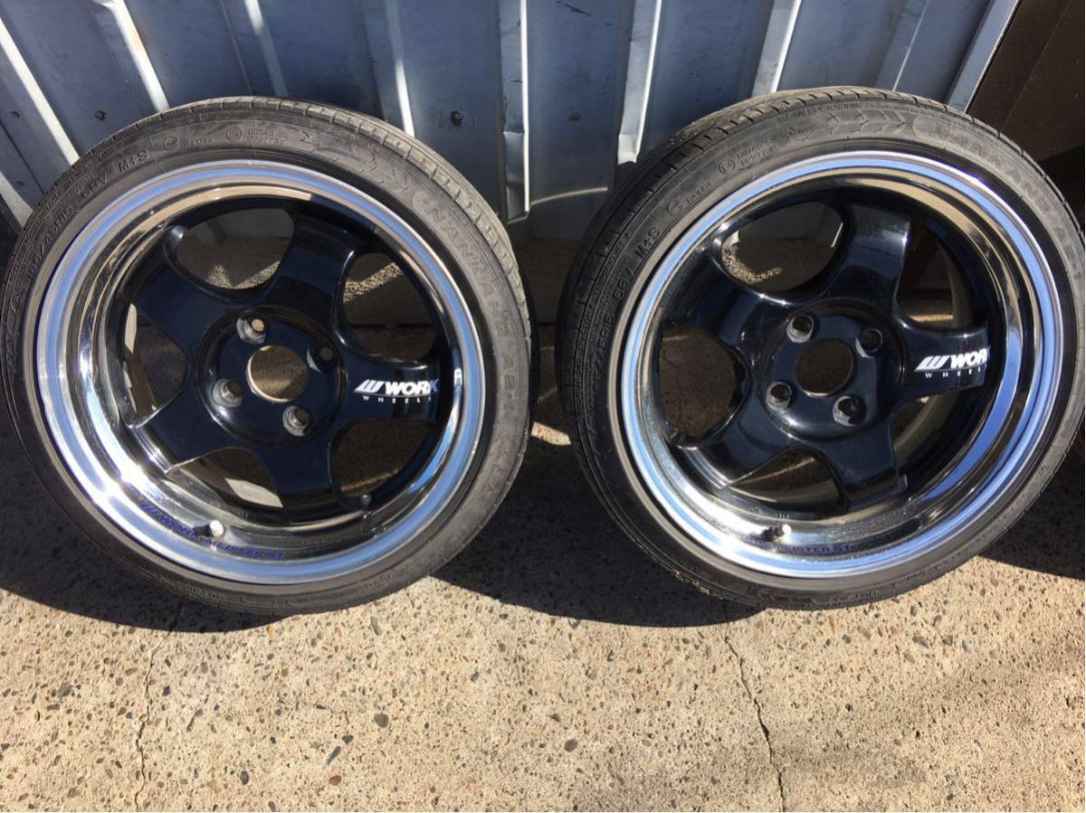 WORK 15インチ VS-KF 6.5j 5.5j PCD100 + 車用 ホイール | 114.3」の 