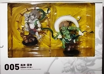 miniQ ミニチュアキューブ005 風神 雷神 フィギュア★