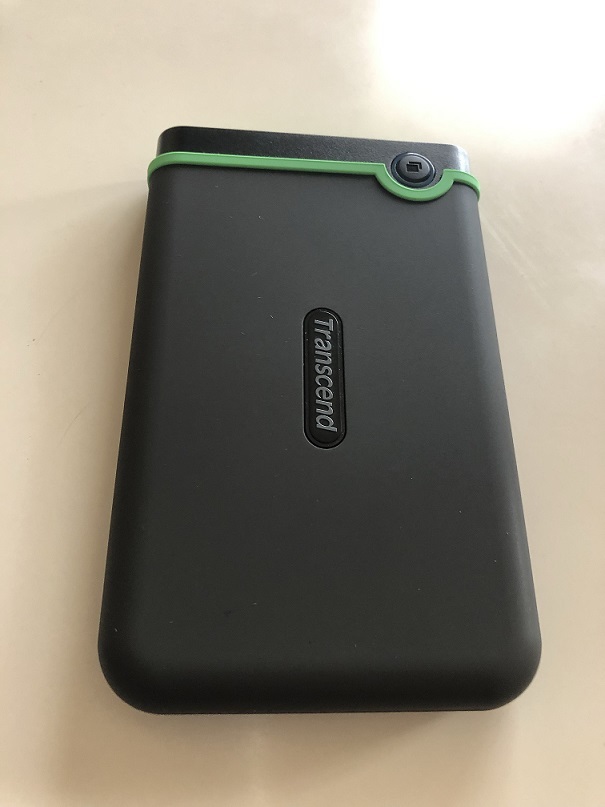 未使用・未開封品)Transcend ポータブルHDD 1TB 耐衝撃 USB3.1 Gen1 3年