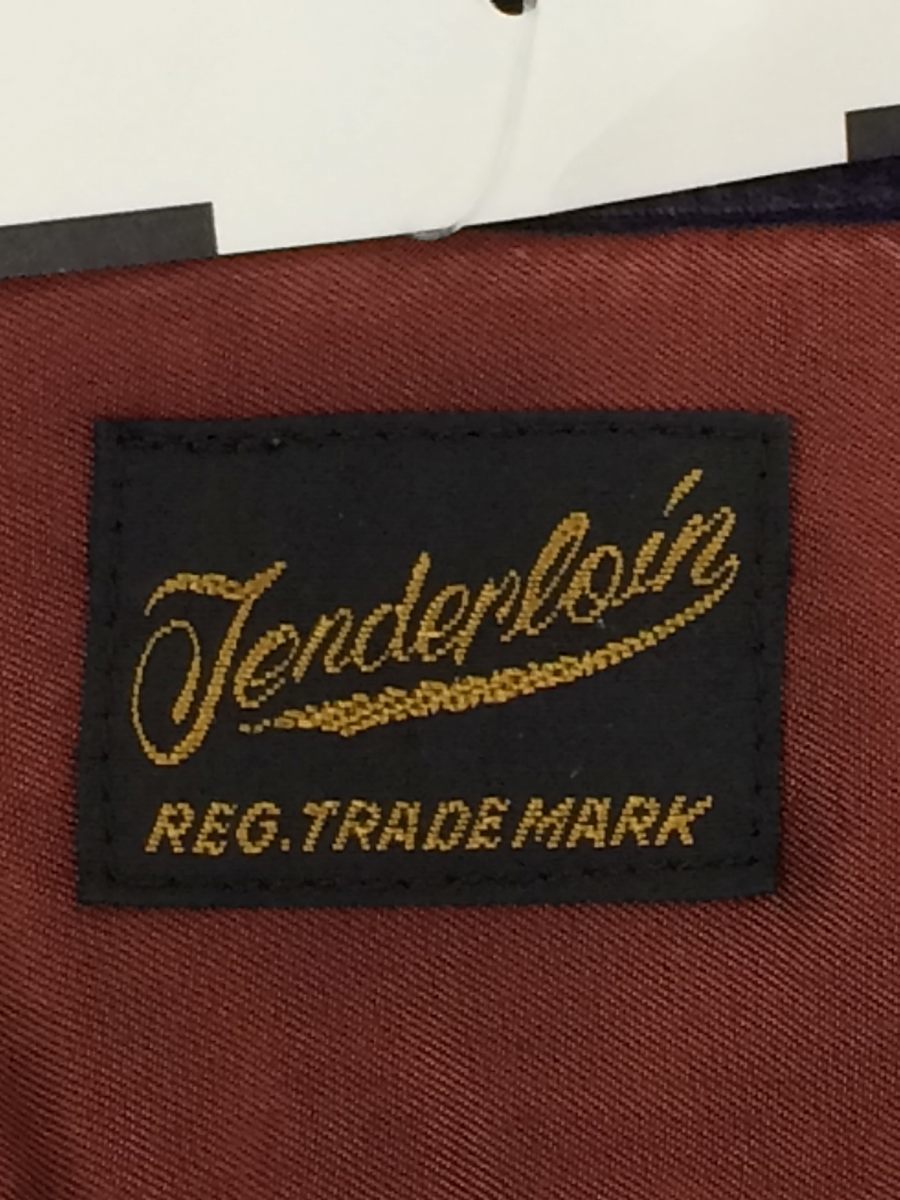 TENDERLOIN◆11aw T-CORDUROY SHT/長袖シャツ/L/コーデュロイ/NVY