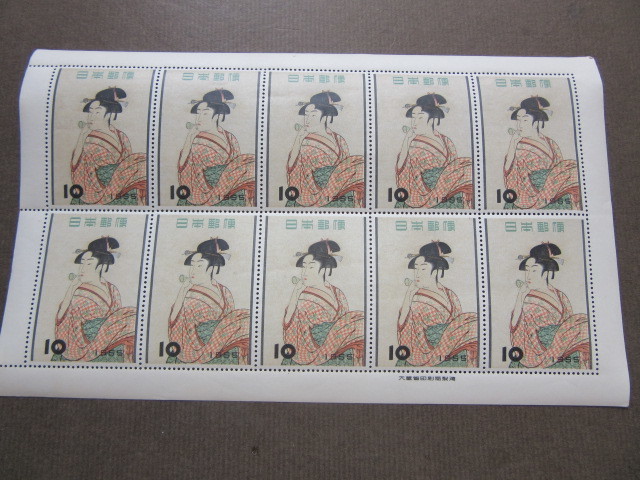  切手趣味切手趣味週間 ビードロを吹く娘 １シート 1956年(特殊切手、記念切手)｜売買されたオークション情報、yahooの商品情報をアーカイブ公開 - オークファン その他