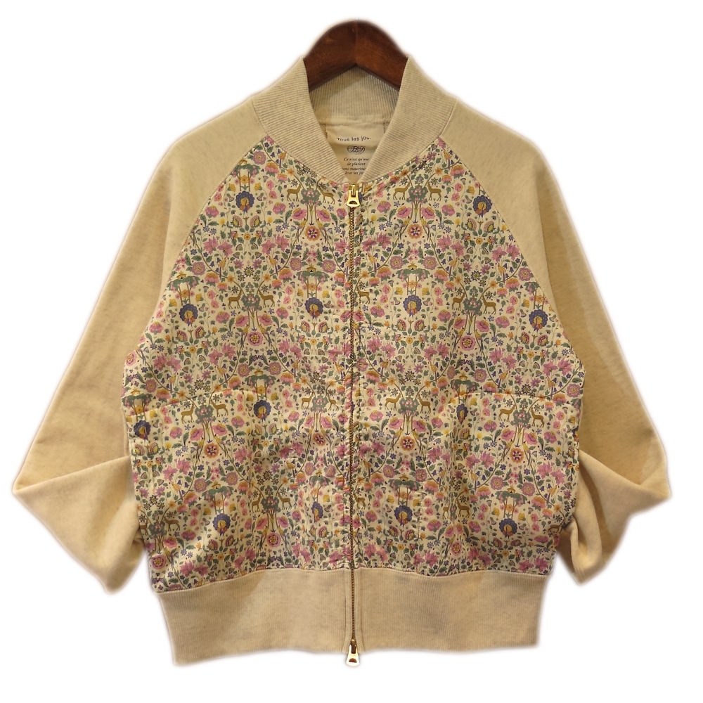 新品】Tous les jours トゥレジュール リバティプリント ダブルジップ 
