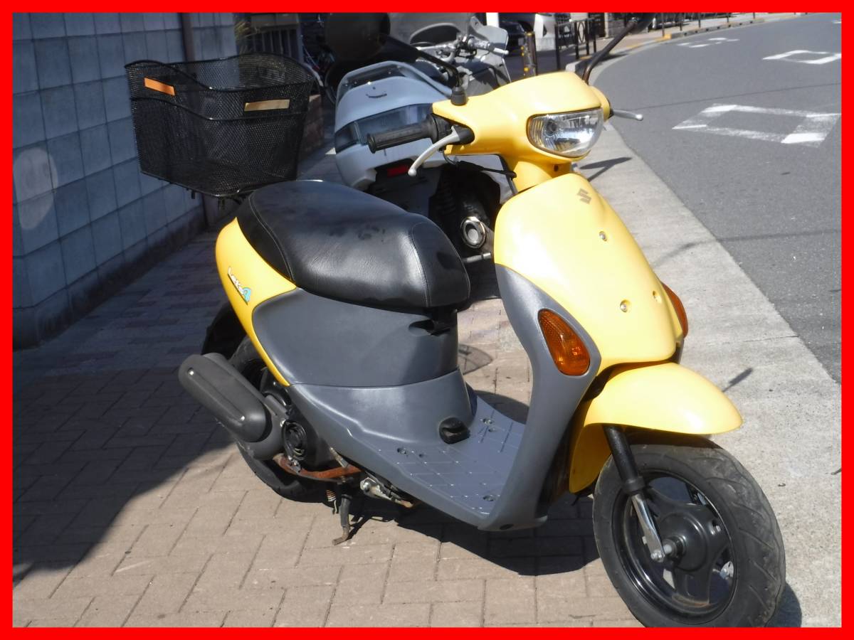 現状車 スズキ / SUZUKI レッツ4(CA45A) エンジン始動確認済み