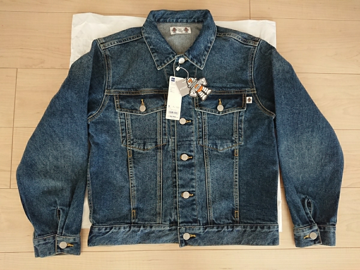 新品 65 BLUE Lサイズ GU STUDIO SEVEN デニムジャケット 717037 NAOTO 