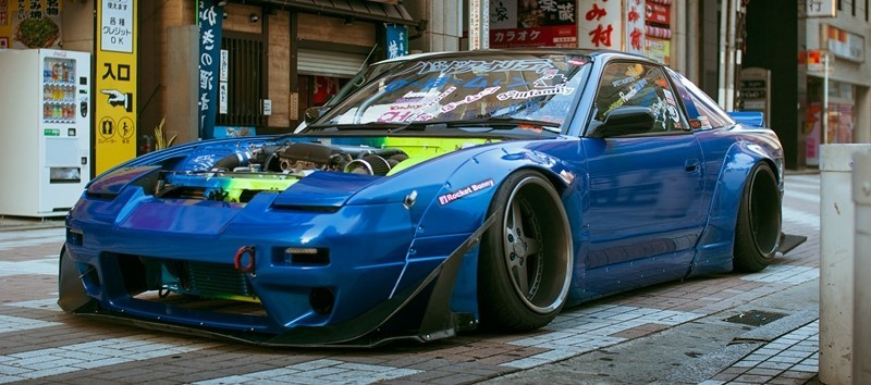 180SX For Silvia RB Style FRP Unpainted Wide Front Nissan RPS13