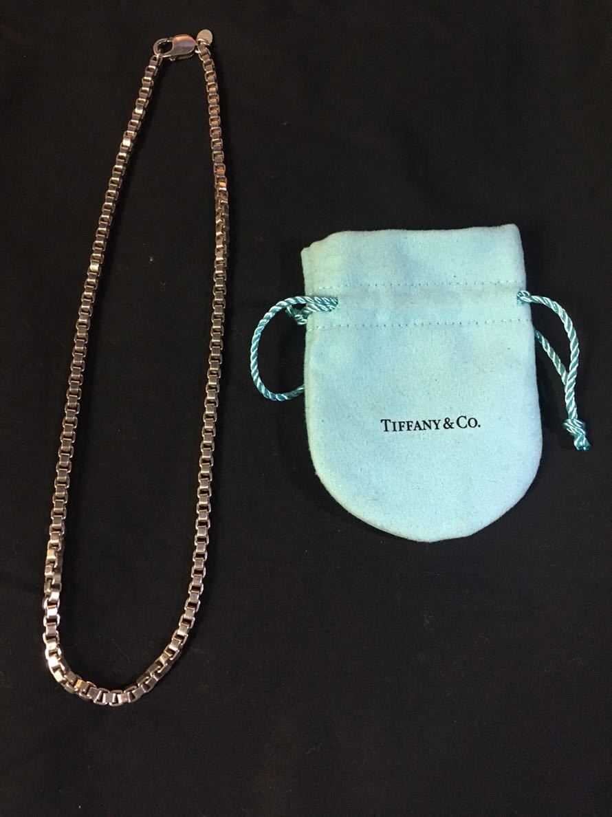 TIFFANY&Co. ベネチアン ネックレス SV925 約45cm ティファニー