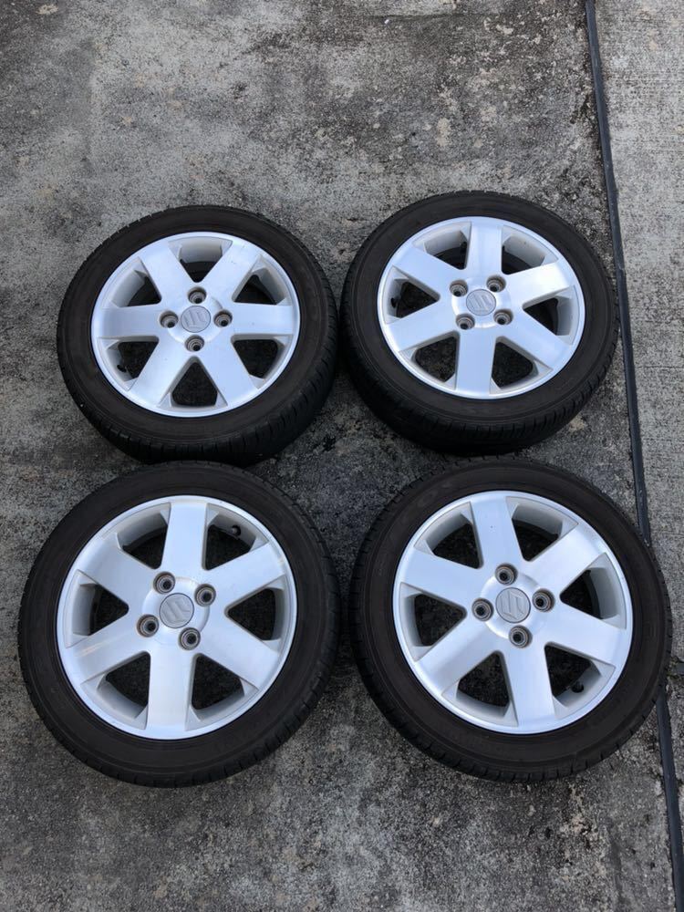 ワゴンR RR スズキ 純正 アルミホイール 4本 165/55R14 スズキ 純正